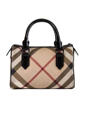 Burberry Check Bowling Bag